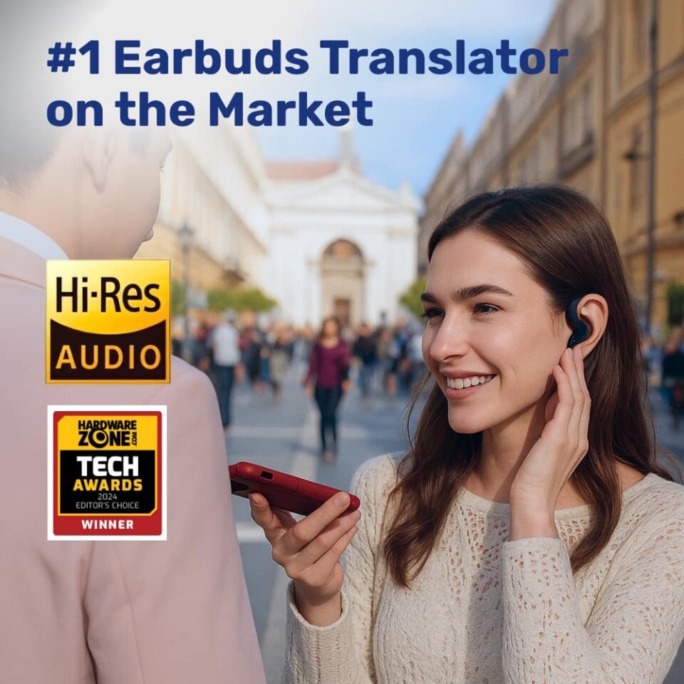 SonaBuds AI Translation Earbuds